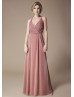 Halter Neck Musk Jersey Bridesmaid Dress